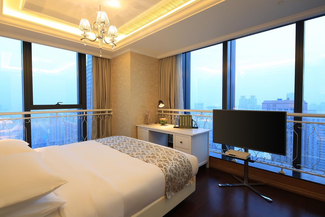 Suning Auraya Service Apartment Nanjing Nankín Exterior foto
